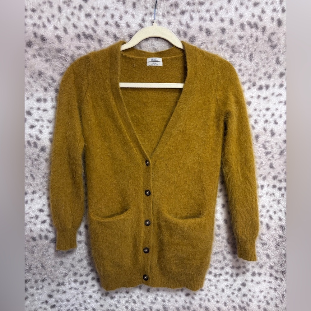 WALLACE RABBIT FUR CARDIGAN